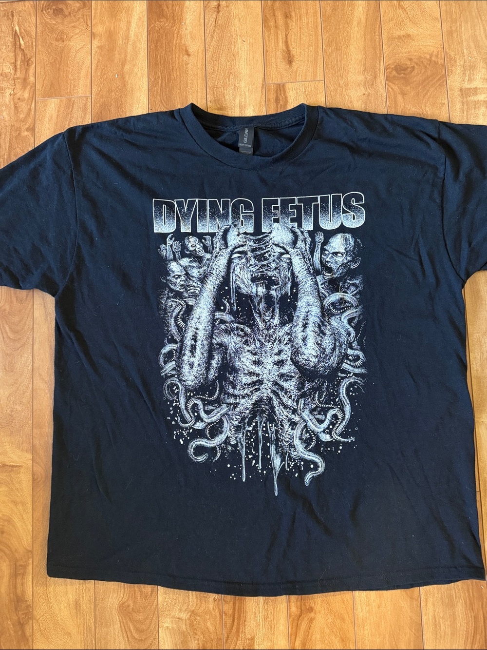Death Metal Band Dying Fetus Black Graphic Tee - Black